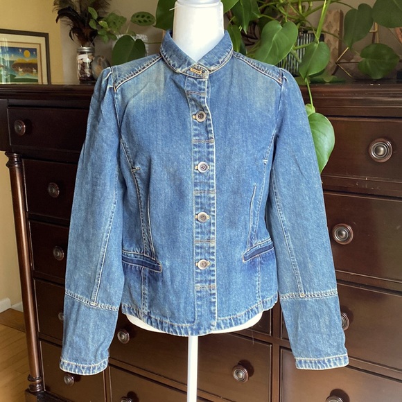 Vintage GAP Puff sleeve denim jacket - Picture 1 of 4